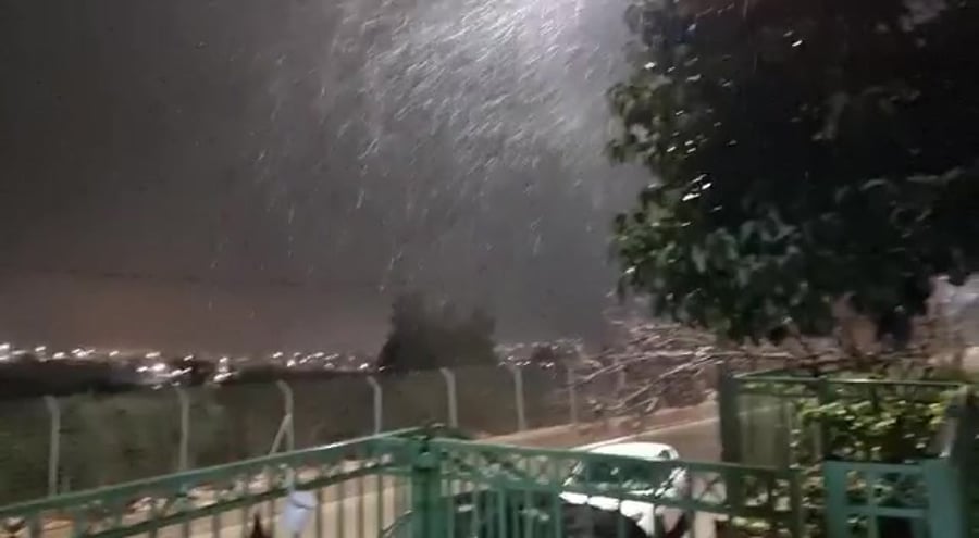 שלג גוש עציון