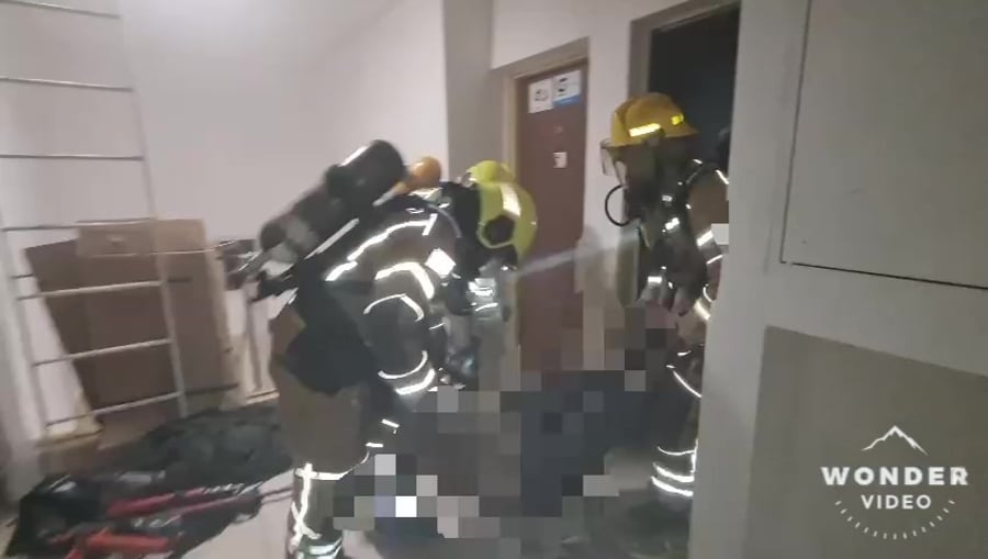 חילוץ באר שבע מתנאל בושארי – תיעוד מבצעי כבאות והצלה (1)