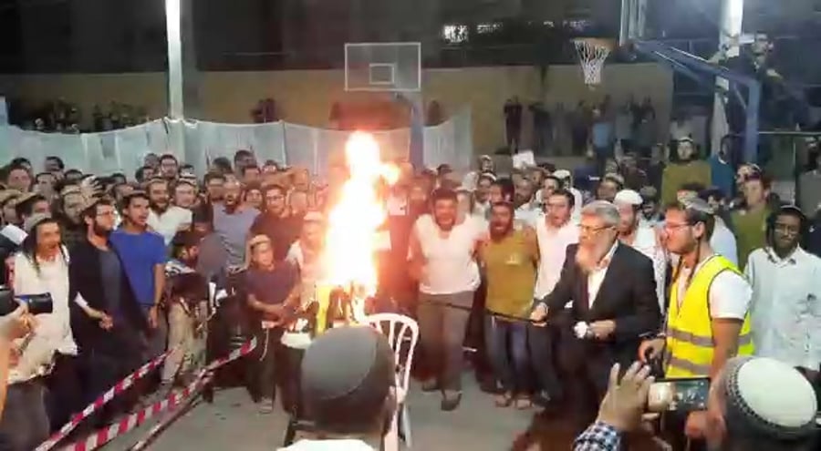 ההדלקה במצפה רמון