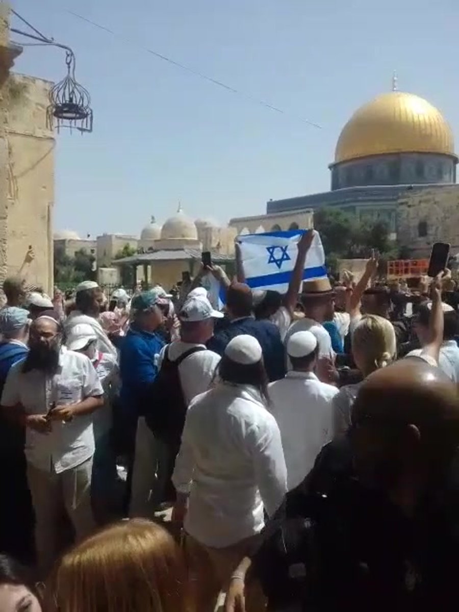 דגל ישראל בהר הבית