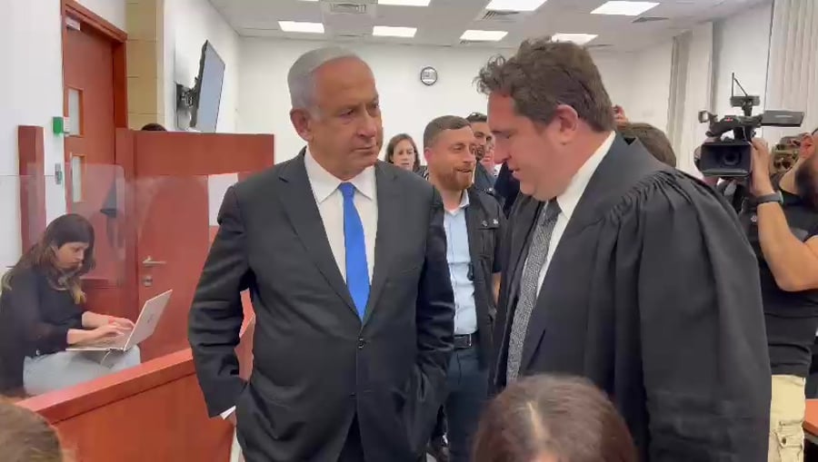 נתניהו בבית המשפט