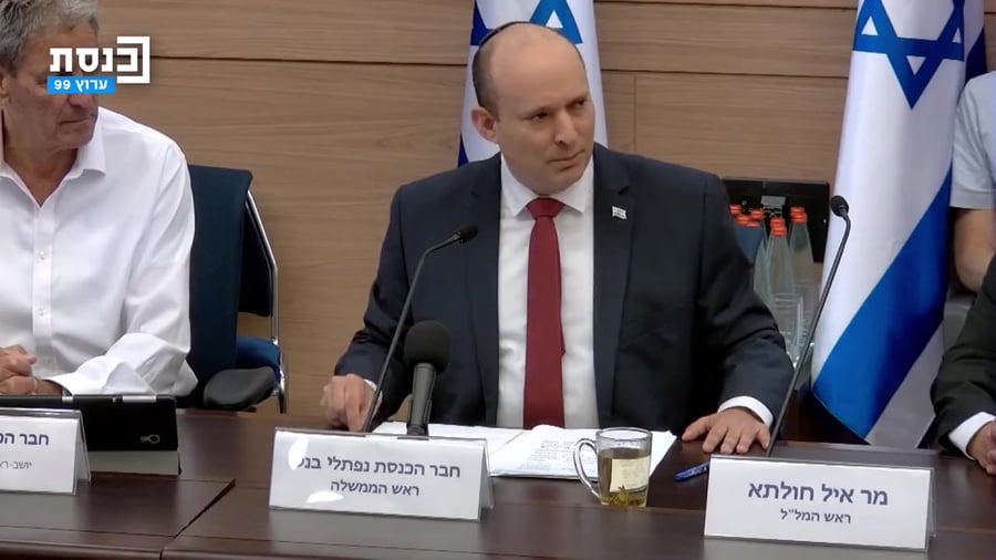בנט שנה שקטה בעזה ערוץ כנסת