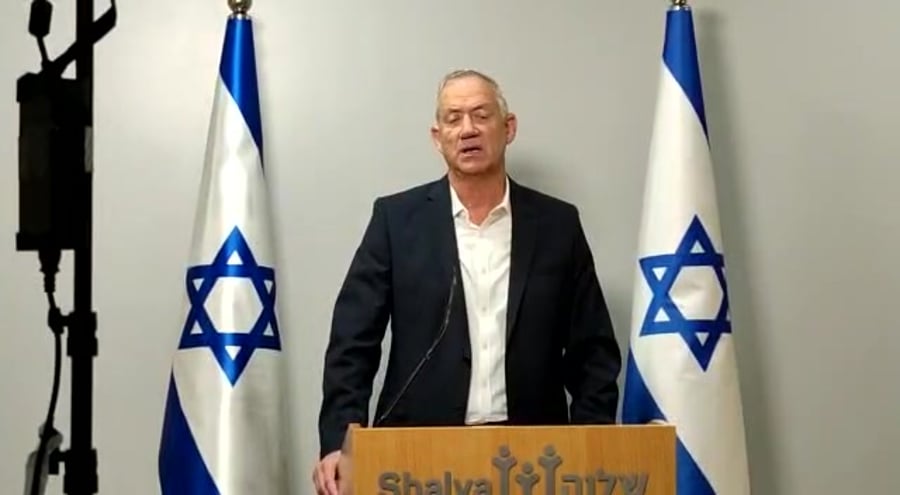 גנץ על עוטף עזה