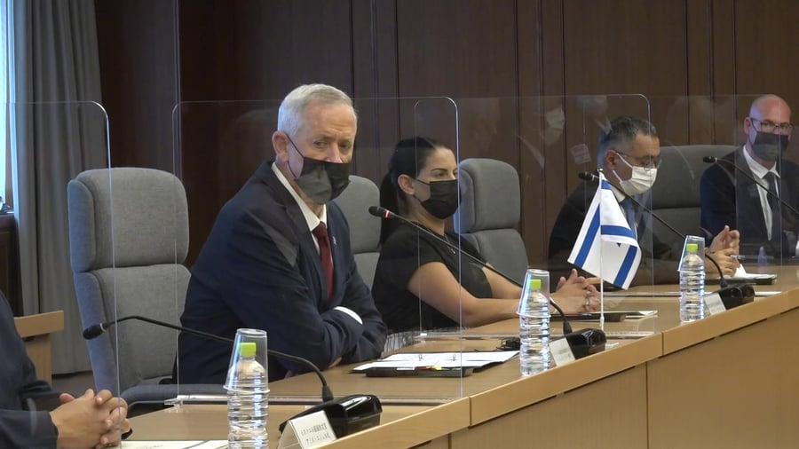 דברי שר הביטחון בני גנץ – 30-8-2022 – צילום אלעד מלכה
