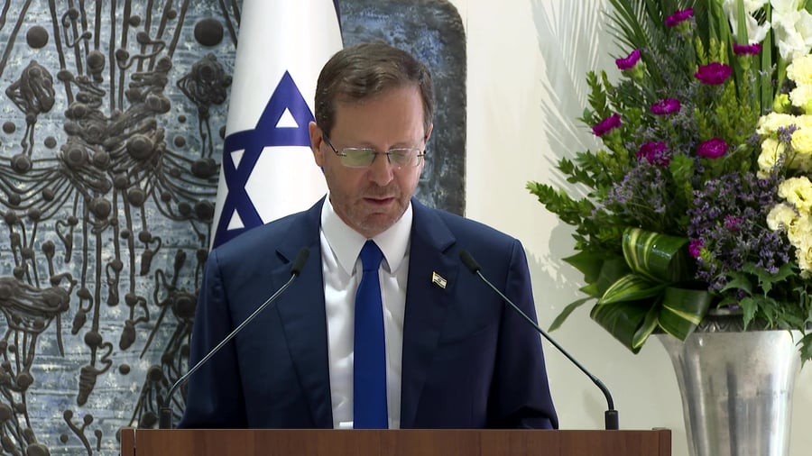 הנשיא מודיע על מדיניות החנינות החדשה (צילום: איתי בית און, מקליט: בן פרץ/לע"מ)