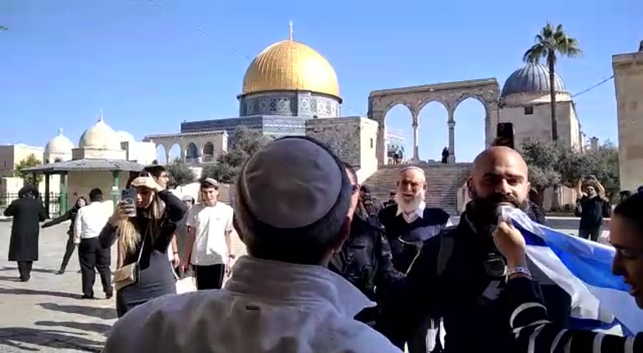 דגל ישראל בהר הבית (1)