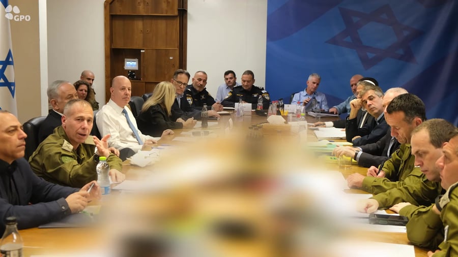 קבינט מדיני ביטחוני קרדיט צילום עומר מירון, לע״מ