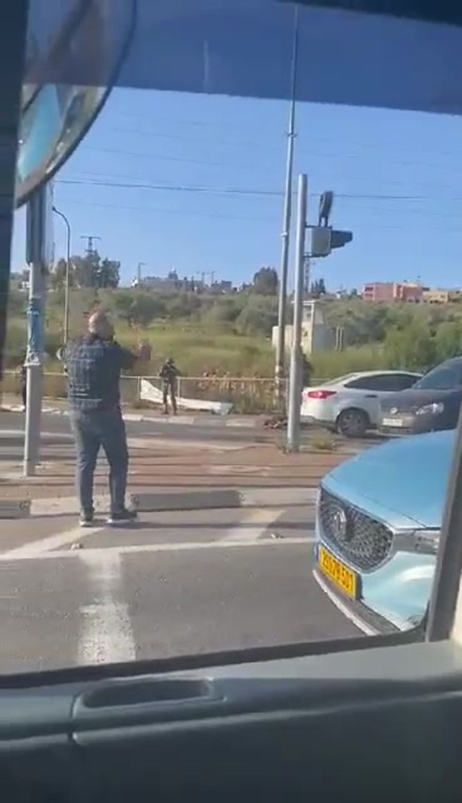 פיגוע דריסה דקירה צומת גיתי אבישר