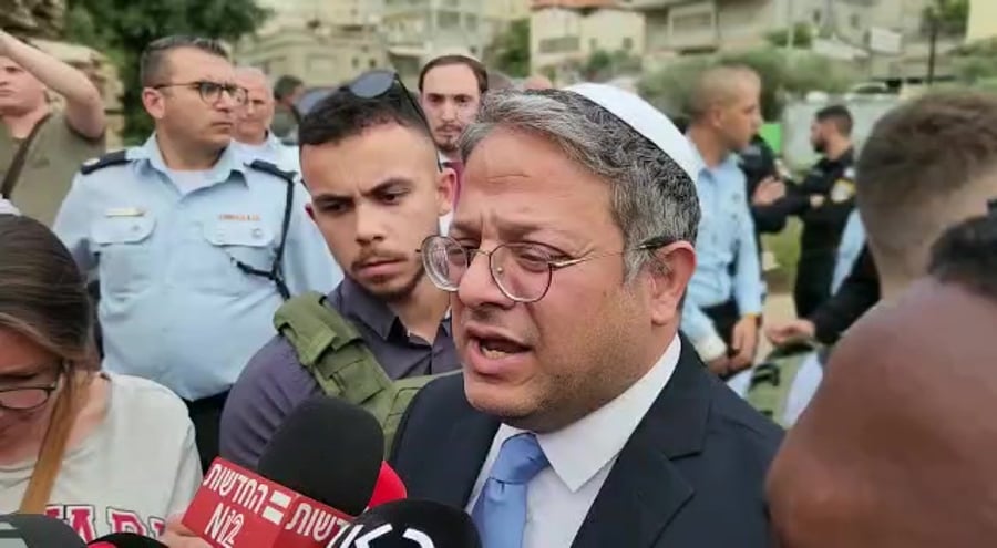 בן גביר זירת ירי