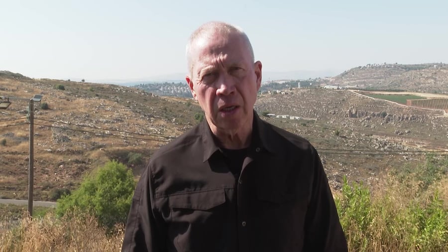 סינק שר הביטחון גלנט בחטמר בנימין