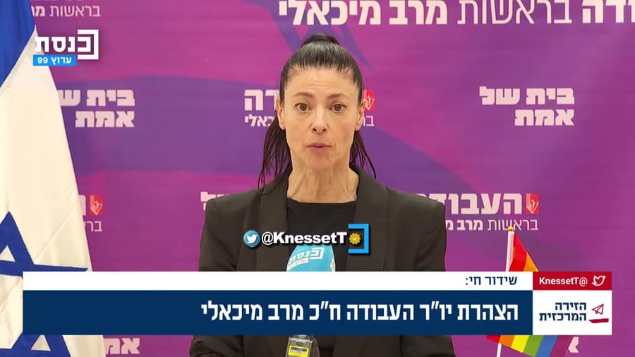 הצהרת מירב מיכאלי