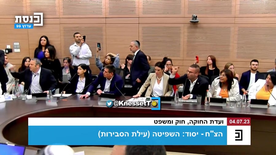 מהומה ועדת חוקה