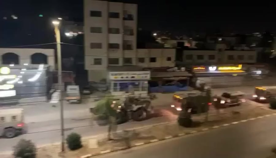 כוחות הביטחון יוצאים מגנין
