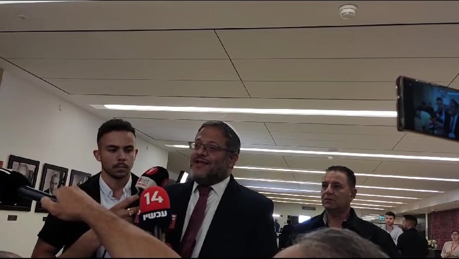 איתמר בן גביר רגע אחרי ההכרעה 2