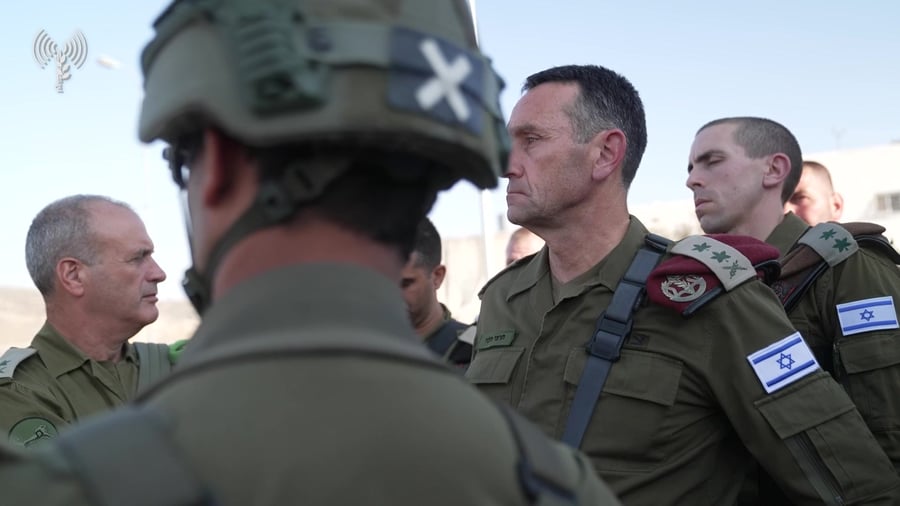 הרמטכל בזירת הפיגוע