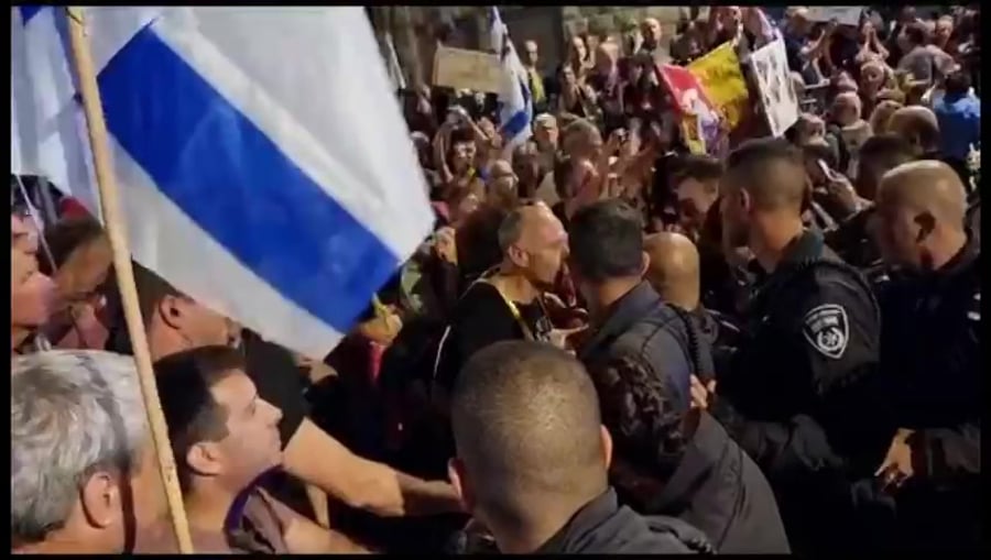הפגנת שמאל מוצש עזה (1)