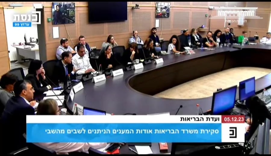 נציגי הבריאות בועדה
