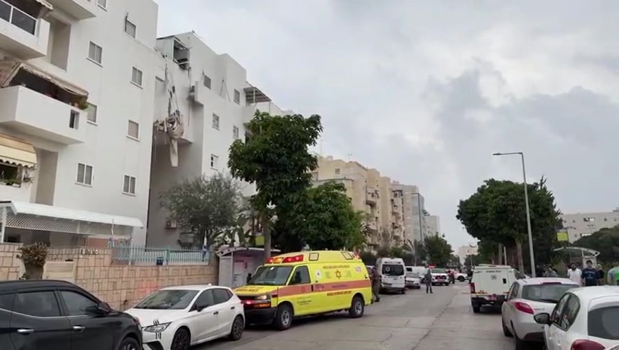זירת הנפילה באשקלון