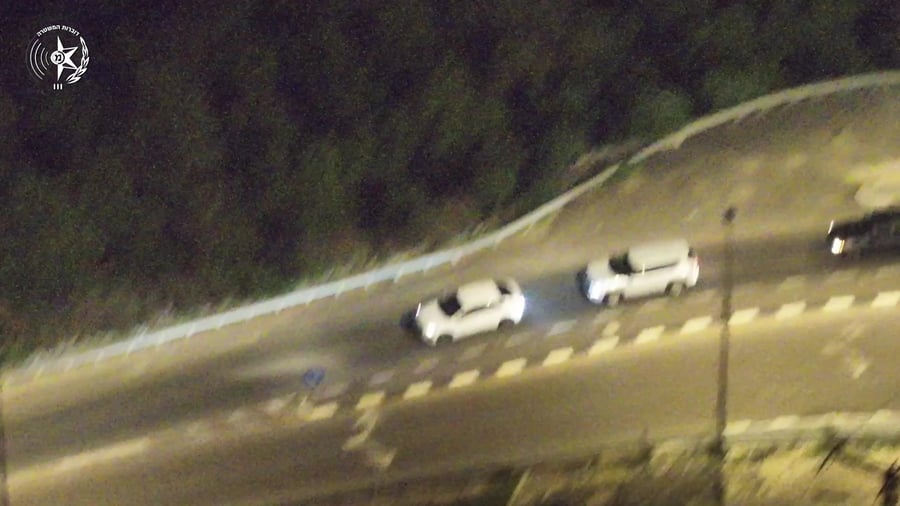מרדף ומעצר לוחמי החטיבה הטקטית של חשודים בגניבת רכב במרכז