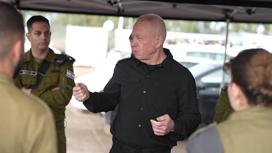 דברי שר הביטחון � 3-1-2024 � צילום אלעד מלכה
