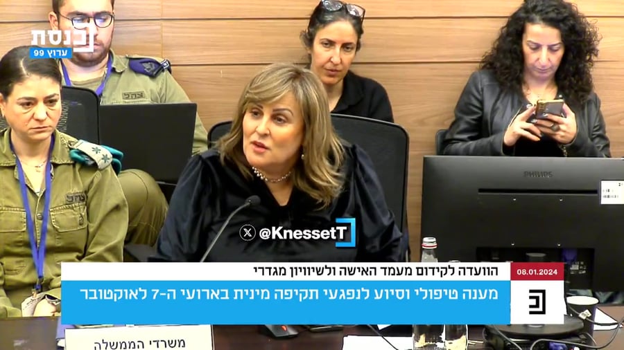 קטי שטרית בוועדה