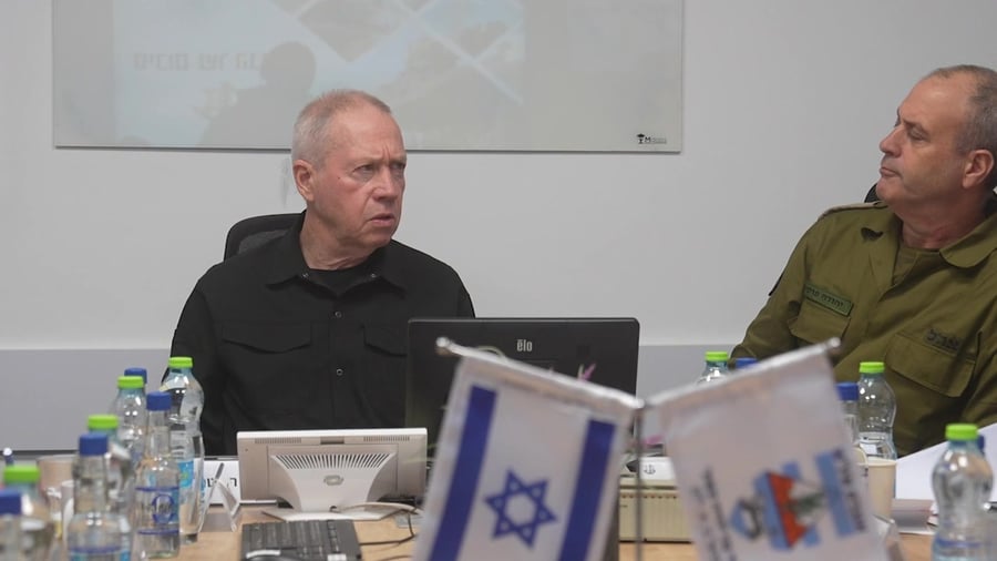 דברי שר הביטחון � 14-11-2023 � צילום אלעד מלכה