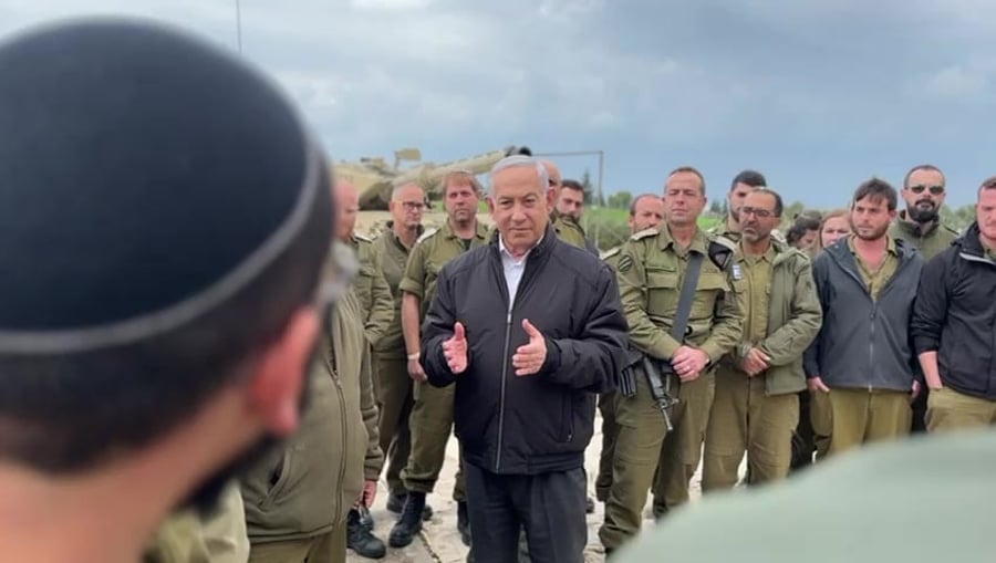 נתניהו לוחמים