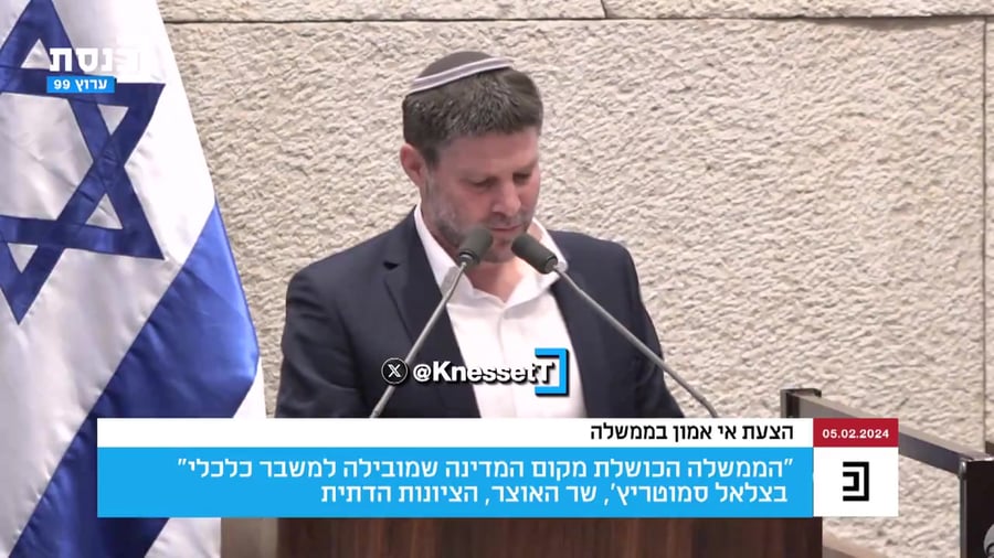 סמוטריץ טלפון לשכה