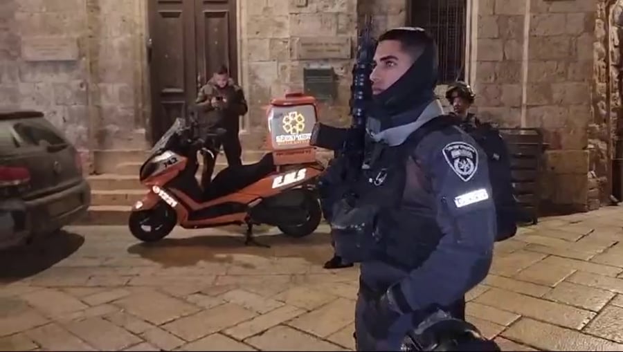 זירת הפיגוע העיר העתיקה