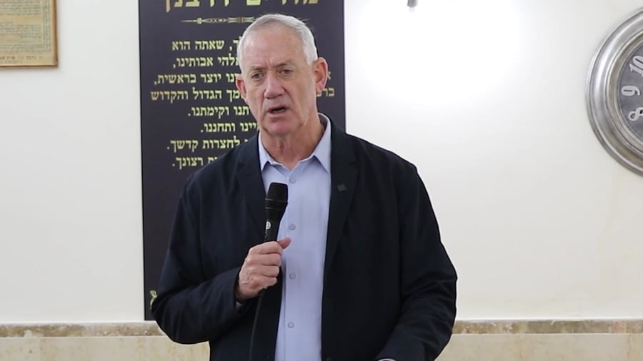 השר גנץ התייחסות לצפון 14.2