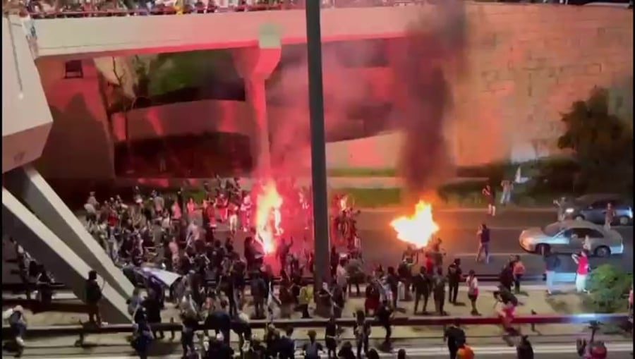 חסימת כבישים בירושלים