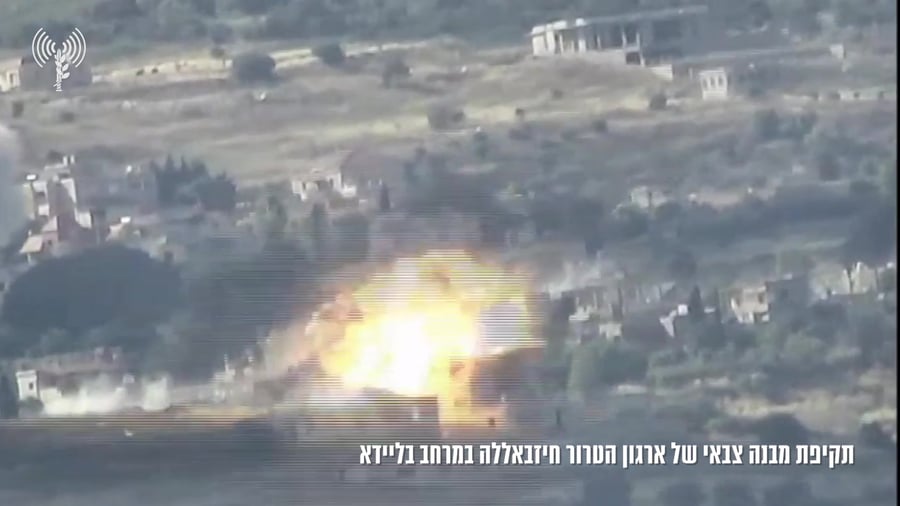תקיפת עמדות חיזבאללה