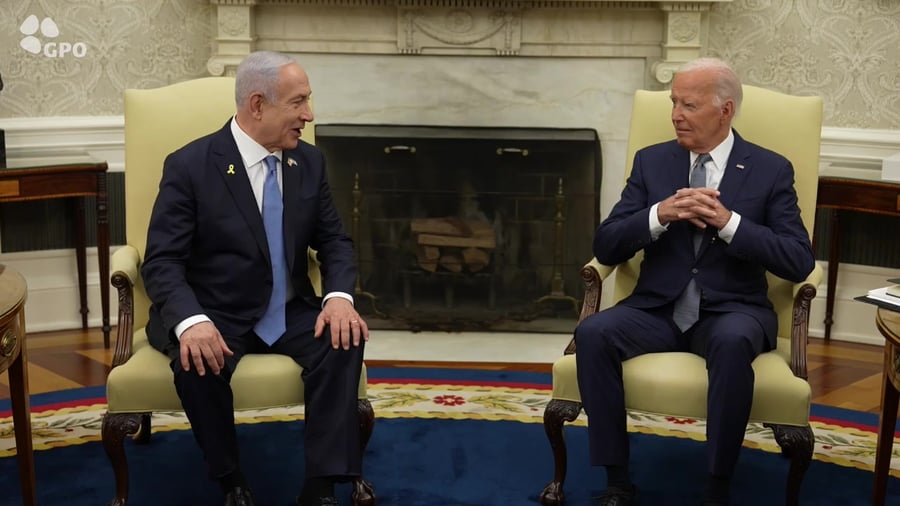 פגישת ביידן נתניהו
