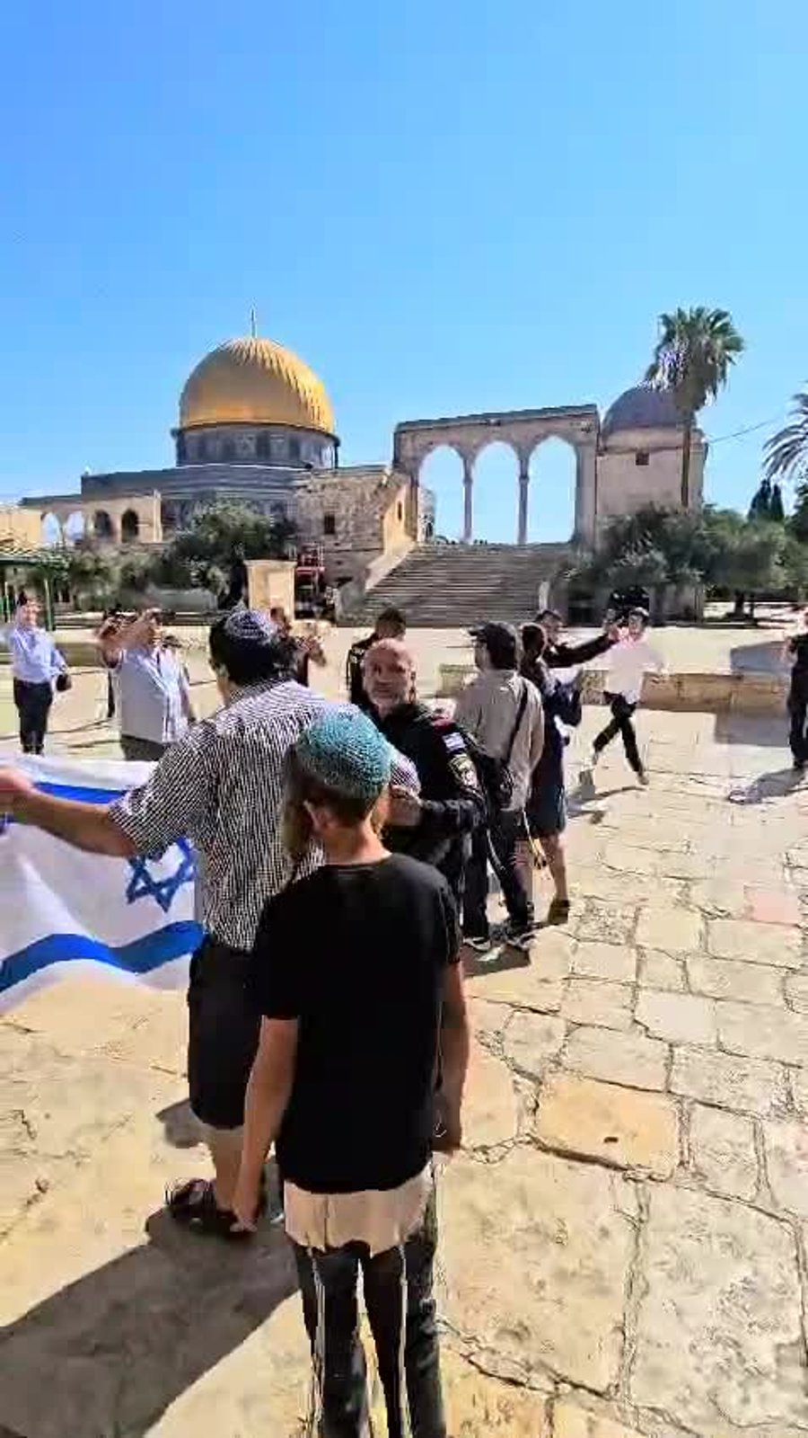 דגל ישראל בהר הבית
