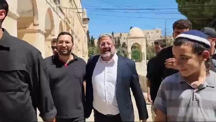 בן גביר וסרלאוף בהר הבית