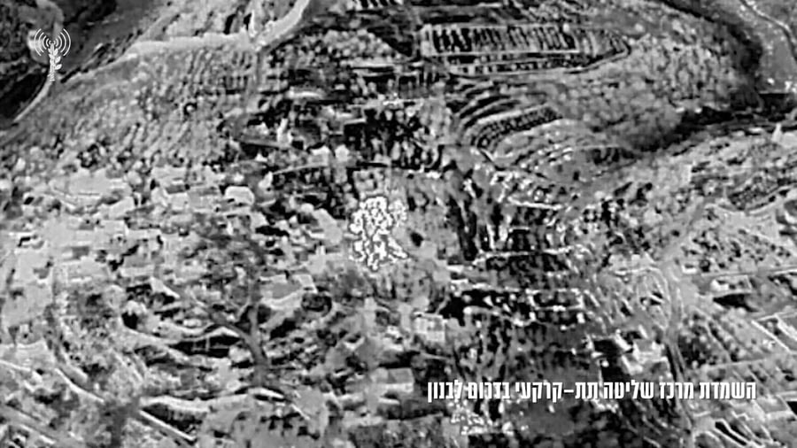 תיעוד מהשמדת מרכז השליטה התת-קרקעי