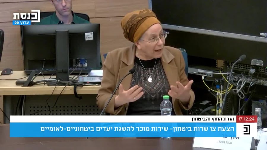 סטרוק בוועדת חוץ וביטחון 2