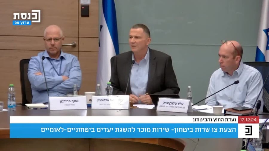 סטרוק בוועדת חוץ וביטחוון