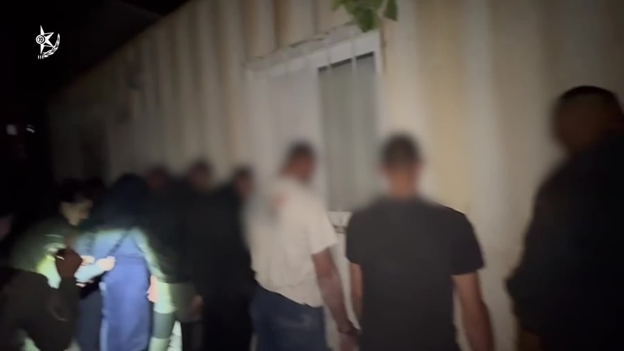 תפיסת שוהים בלתי חוקים מג״ב ת״א 18.12.24