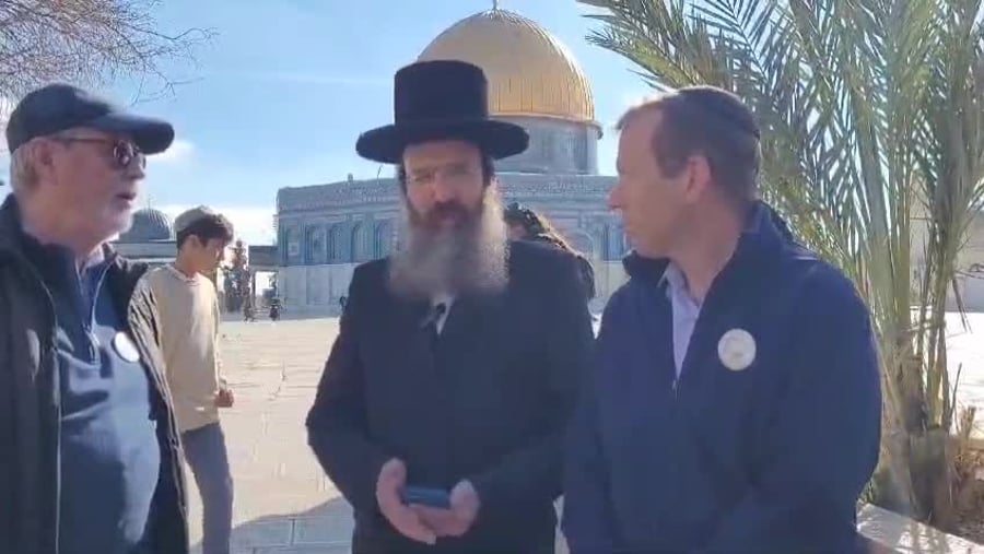 אוונגלסטים עם הרב וגליק בהר הבית