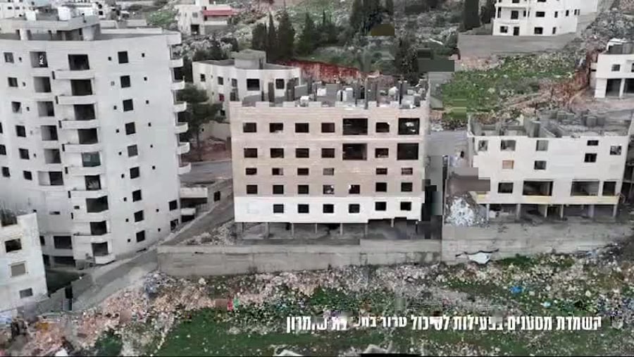 הפעילות בשכם | צילום: דובר צה"ל