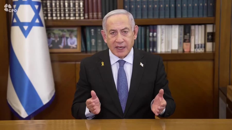 נתניהו אחרי החזרת החללים