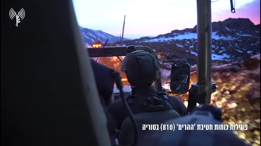 תיעוד הפעילות בכתר החרמון