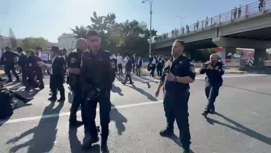 הפגנה כביש 4