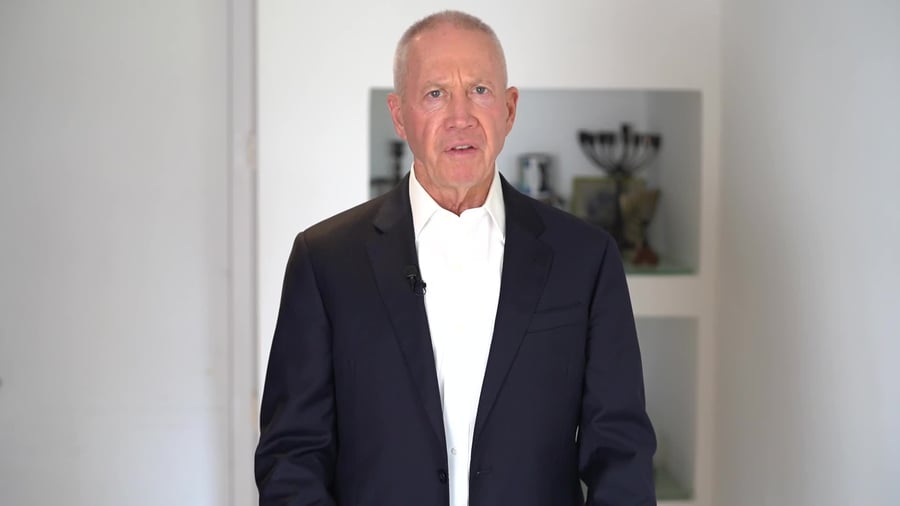 סינק של שר הביטחון לשעבר יואב גלנט 5.06