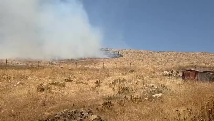 שריפה ליד צפת