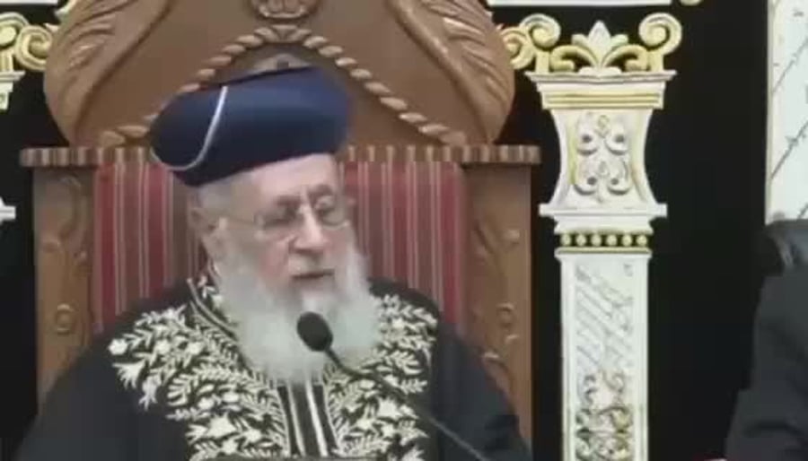 הרב יצחק יוסף נגד הכיפות הסרוגות