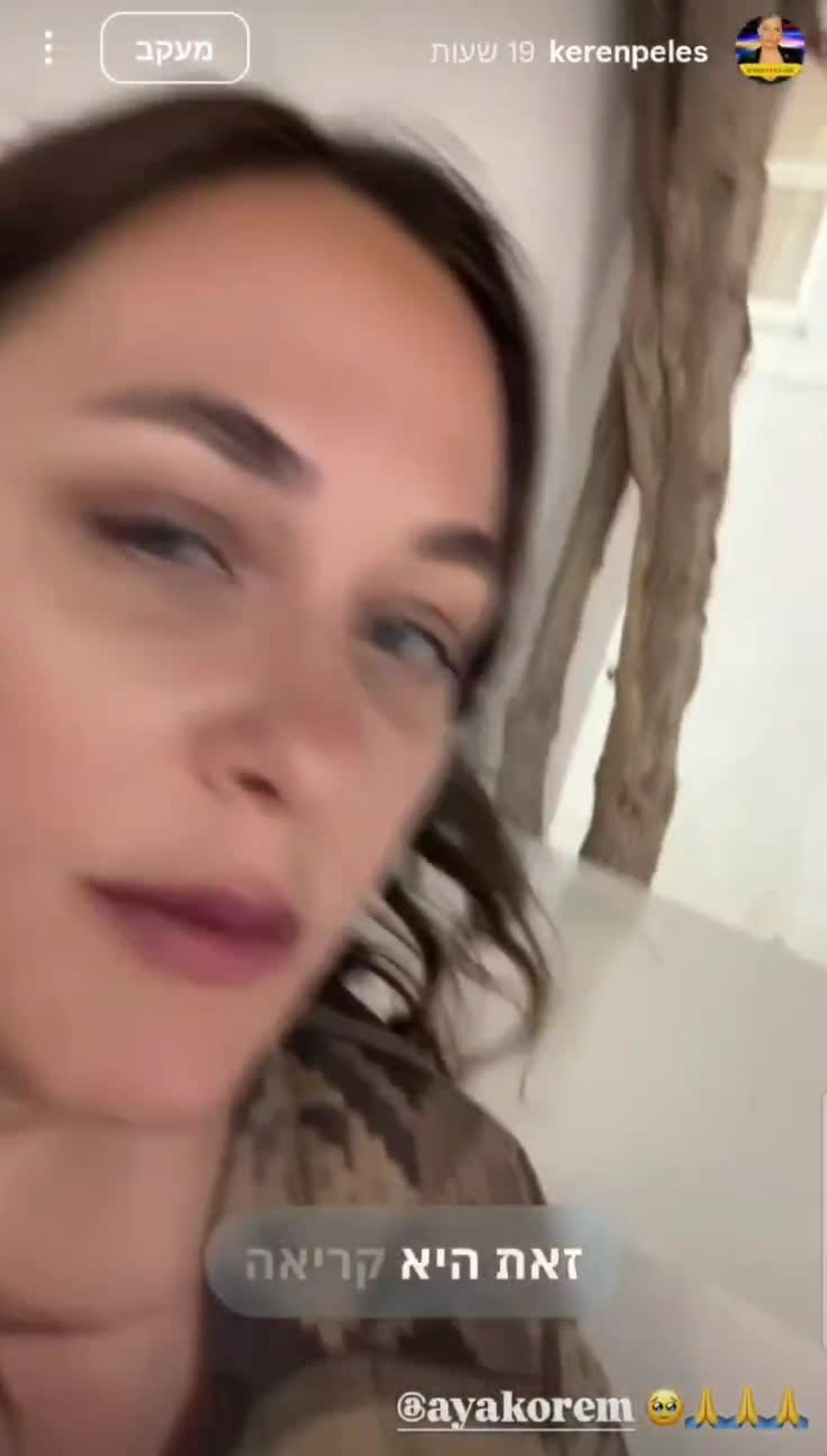 (מתוך האינסטגרם של קרן פלס)