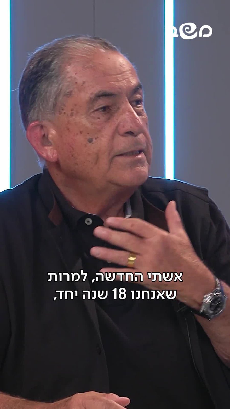 גדעון לוי (באדיבות ערוץ משב – מבית צהר)