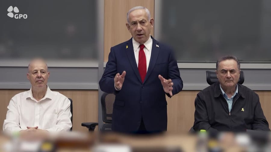 נתניהו על התקיפות בעזה ותימן